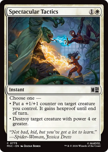 Spectacular Tactics (Foil) | Marvel Super Heroes Commander、Magic: The Gathering、kayou