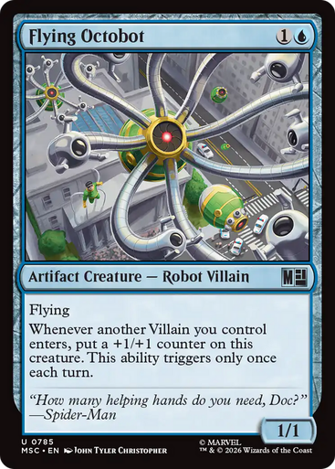 Flying Octobot (Foil) | Marvel Super Heroes Commander、Magic: The Gathering、kayou