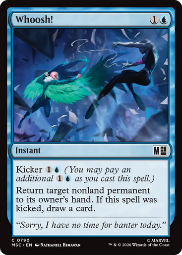 Whoosh! (Foil) | Marvel Super Heroes Commander、Magic: The Gathering、kayou