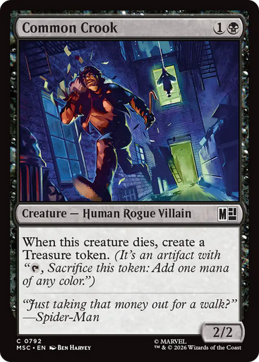 Common Crook (Foil) | Marvel Super Heroes Commander、Magic: The Gathering、kayou