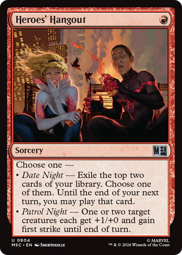 Heroes' Hangout (Foil) | Marvel Super Heroes Commander、Magic: The Gathering、kayou