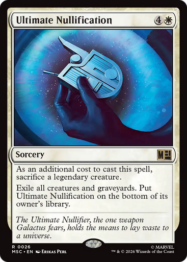 Ultimate Nullification (Surge Foil) | Marvel Super Heroes Commander、Magic: The Gathering、kayou