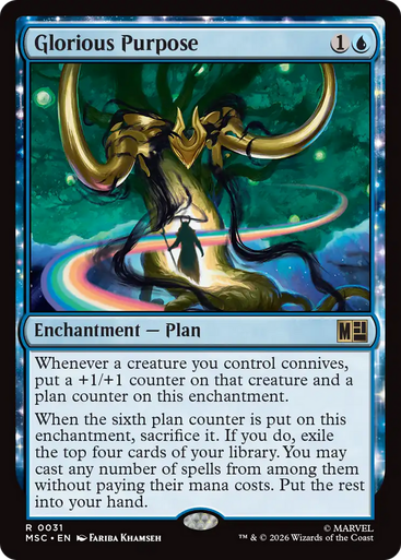 Glorious Purpose (Surge Foil) | Marvel Super Heroes Commander、Magic: The Gathering、kayou