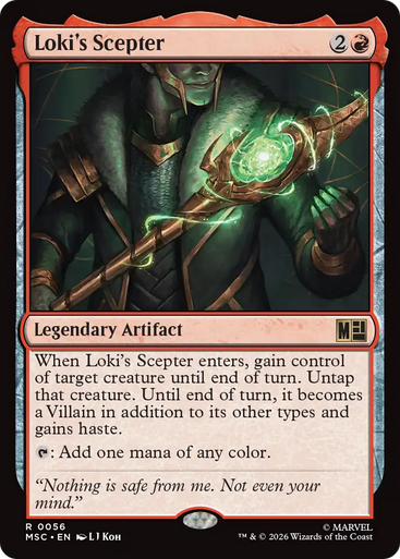 Loki's Scepter (Surge Foil) | Marvel Super Heroes Commander、Magic: The Gathering、kayou