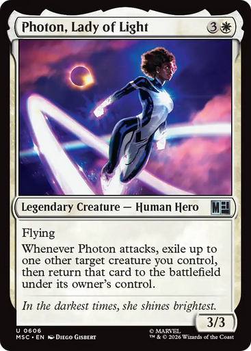 Photon, Lady of Light (Foil) | Marvel Super Heroes Commander、Magic: The Gathering、kayou