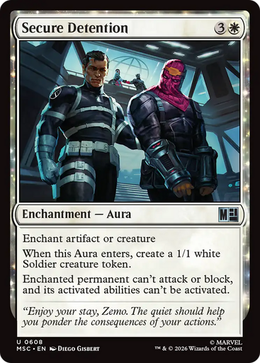 Secure Detention (Foil) | Marvel Super Heroes Commander、Magic: The Gathering、kayou