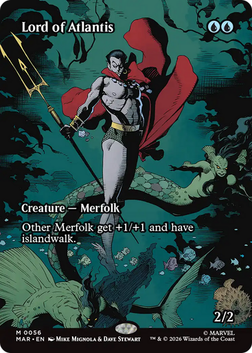 Lord of Atlantis (Borderless Source Material Foil) | Marvel Universe、Magic: The Gathering、kayou