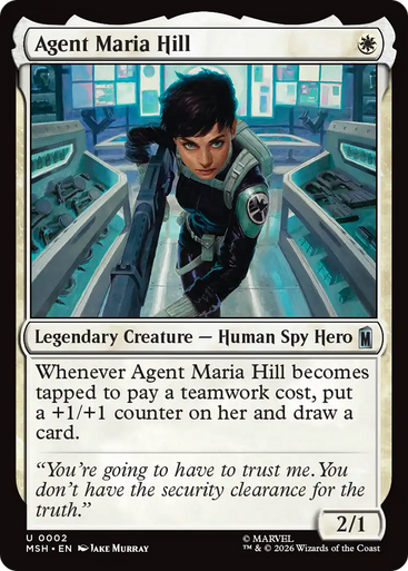 Agent Maria Hill (Foil) | Marvel Super Heroes、Magic: The Gathering、kayou