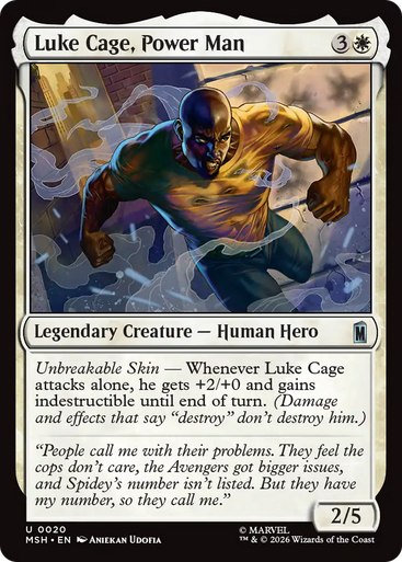Luke Cage, Power Man (Foil) | Marvel Super Heroes、Magic: The Gathering、kayou