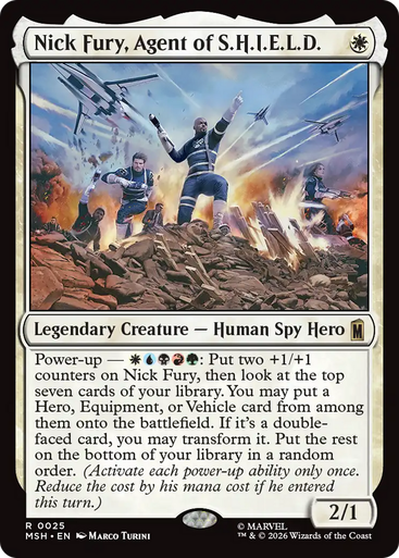 Nick Fury, Agent of S.H.I.E.L.D. (Foil) | Marvel Super Heroes、Magic: The Gathering、kayou