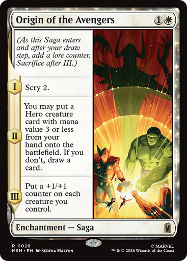 Origin of the Avengers (Foil) | Marvel Super Heroes、Magic: The Gathering、kayou