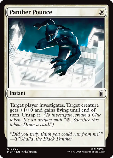 Panther Pounce (Foil) | Marvel Super Heroes、Magic: The Gathering、kayou