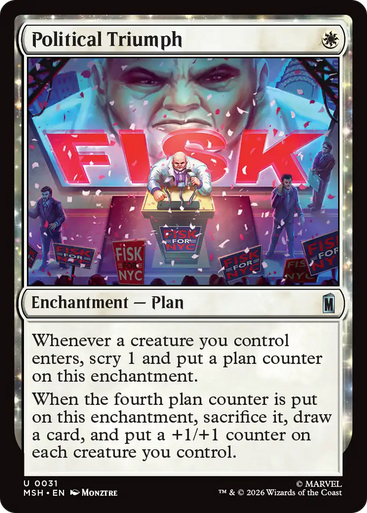 Political Triumph (Foil) | Marvel Super Heroes、Magic: The Gathering、kayou