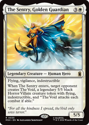The Sentry, Golden Guardian (Foil) | Marvel Super Heroes、Magic: The Gathering、kayou