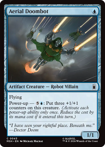 Aerial Doombot (Foil) | Marvel Super Heroes、Magic: The Gathering、kayou