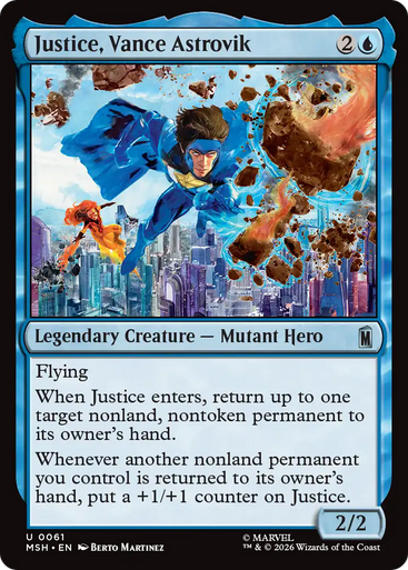 Justice, Vance Astrovik (Foil) | Marvel Super Heroes、Magic: The Gathering、kayou