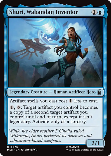 Shuri, Wakandan Inventor (Foil) | Marvel Super Heroes、Magic: The Gathering、kayou