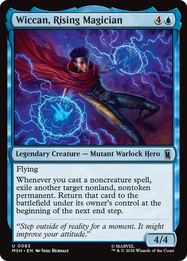 Wiccan, Rising Magician (Foil) | Marvel Super Heroes、Magic: The Gathering、kayou