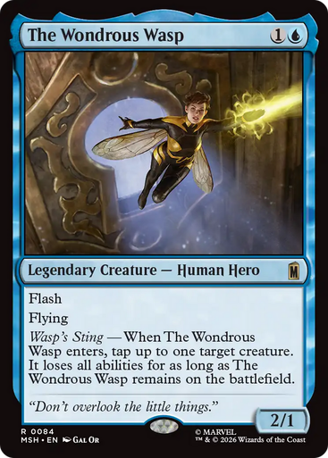 The Wondrous Wasp (Foil) | Marvel Super Heroes、Magic: The Gathering、kayou
