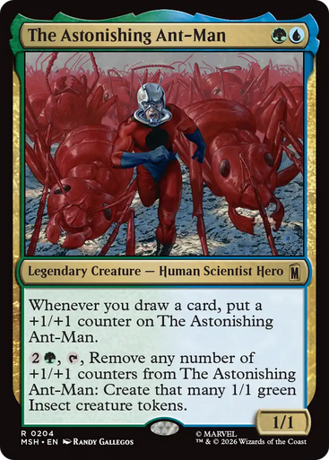 The Astonishing Ant-Man (Foil) | Marvel Super Heroes、Magic: The Gathering、kayou