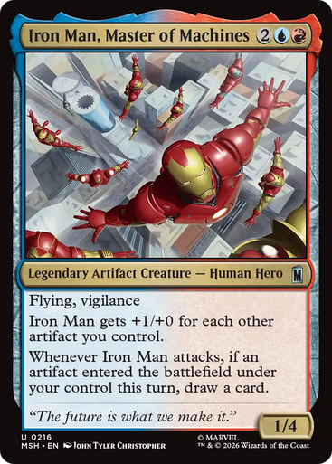 Iron Man, Master of Machines (Foil) | Marvel Super Heroes、Magic: The Gathering、kayou