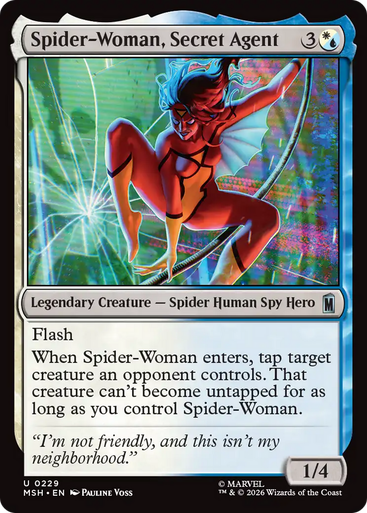 Spider-Woman, Secret Agent (Foil) | Marvel Super Heroes、Magic: The Gathering、kayou