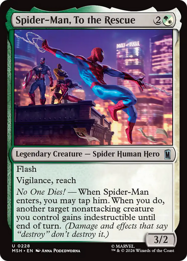 Spider-Man, To the Rescue (Foil) | Marvel Super Heroes、Magic: The Gathering、kayou