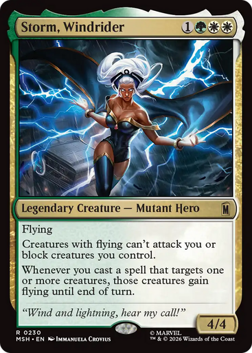 Storm, Windrider (Foil) | Marvel Super Heroes、Magic: The Gathering、kayou