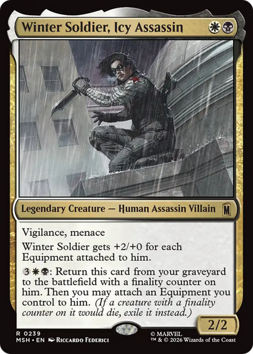 Winter Soldier, Icy Assassin (Foil) | Marvel Super Heroes、Magic: The Gathering、kayou