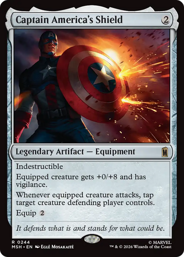 Captain America's Shield (Foil) | Marvel Super Heroes、Magic: The Gathering、kayou
