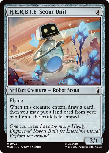 H.E.R.B.I.E. Scout Unit (Foil) | Marvel Super Heroes、Magic: The Gathering、kayou