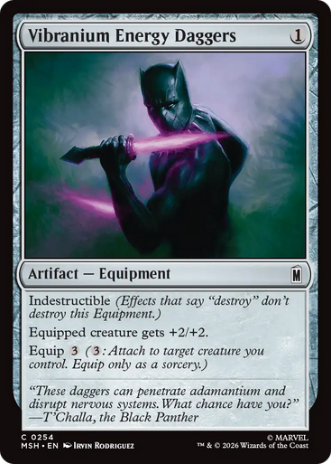 Vibranium Energy Daggers (Foil) | Marvel Super Heroes、Magic: The Gathering、kayou