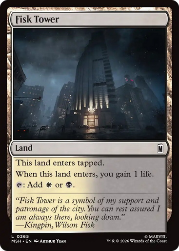 Fisk Tower (Foil) | Marvel Super Heroes、Magic: The Gathering、kayou