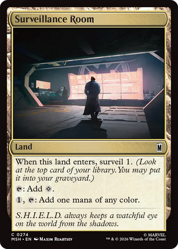 Surveillance Room (Foil) | Marvel Super Heroes、Magic: The Gathering、kayou