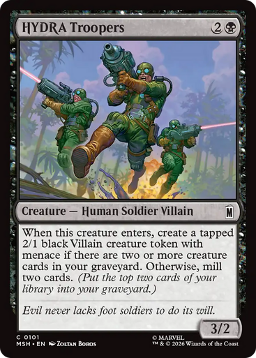 HYDRA Troopers (Foil) | Marvel Super Heroes、Magic: The Gathering、kayou