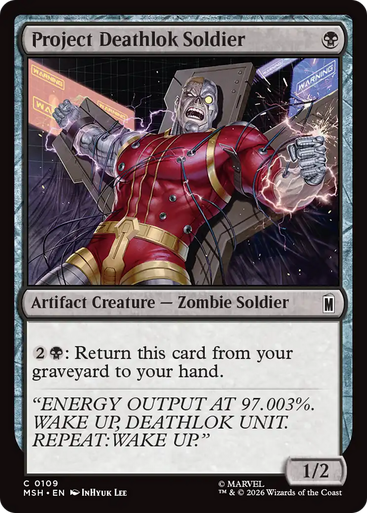 Project Deathlok Soldier (Foil) | Marvel Super Heroes、Magic: The Gathering、kayou