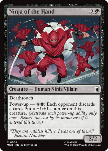 Ninja of the Hand (Foil) | Marvel Super Heroes、Magic: The Gathering、kayou