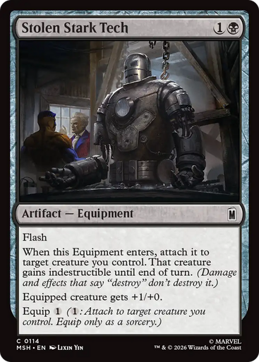 Stolen Stark Tech (Foil) | Marvel Super Heroes、Magic: The Gathering、kayou