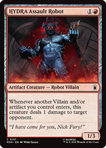 HYDRA Assault Robot (Foil) | Marvel Super Heroes、Magic: The Gathering、kayou