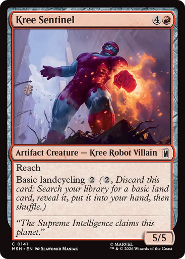Kree Sentinel (Foil) | Marvel Super Heroes、Magic: The Gathering、kayou