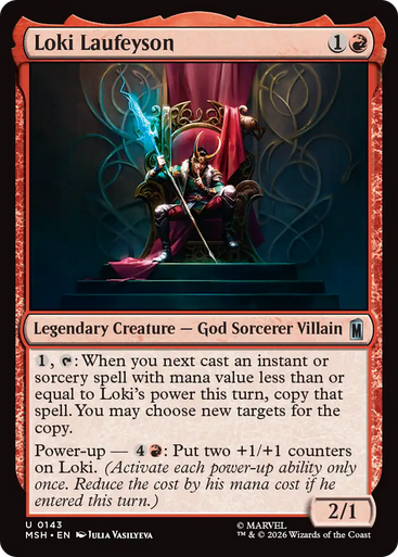 Loki Laufeyson (Foil) | Marvel Super Heroes、Magic: The Gathering、kayou