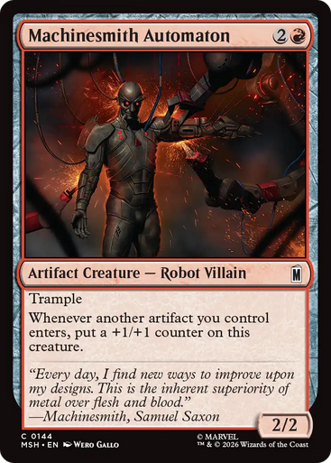Machinesmith Automaton (Foil) | Marvel Super Heroes、Magic: The Gathering、kayou