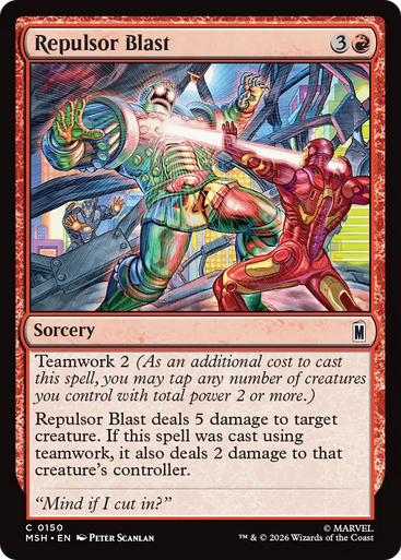 Repulsor Blast (Foil) | Marvel Super Heroes、Magic: The Gathering、kayou