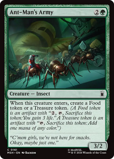Ant-Man's Army (Foil) | Marvel Super Heroes、Magic: The Gathering、kayou