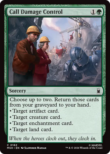 Call Damage Control (Foil) | Marvel Super Heroes、Magic: The Gathering、kayou