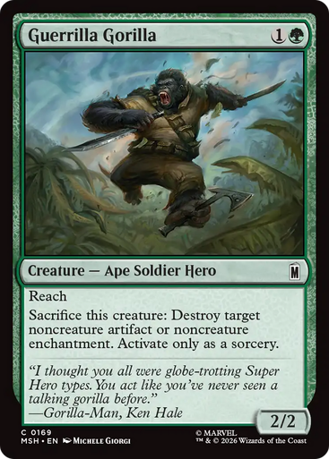 Guerrilla Gorilla (Foil) | Marvel Super Heroes、Magic: The Gathering、kayou