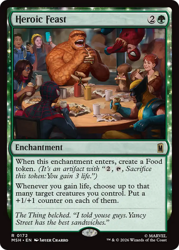 Heroic Feast (Foil) | Marvel Super Heroes、Magic: The Gathering、kayou