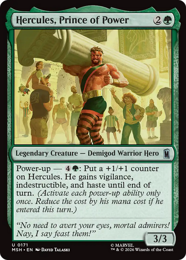 Hercules, Prince of Power (Foil) | Marvel Super Heroes、Magic: The Gathering、kayou