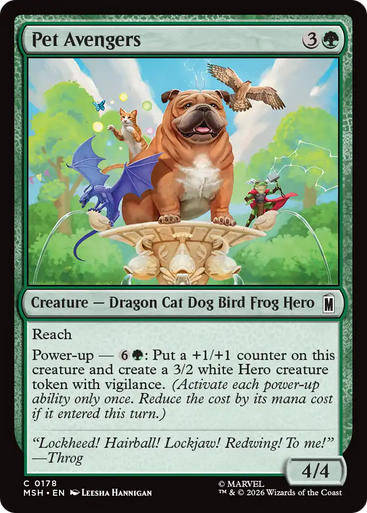Pet Avengers (Foil) | Marvel Super Heroes、Magic: The Gathering、kayou