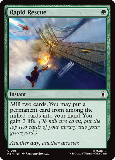 Rapid Rescue (Foil) | Marvel Super Heroes、Magic: The Gathering、kayou